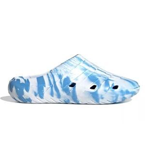 adidas Adicane Clogs White Pulse Blue Marble Men's Size 10 Women's Size 11 Cloud